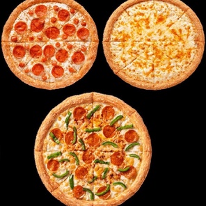 3 пиццы 30 см