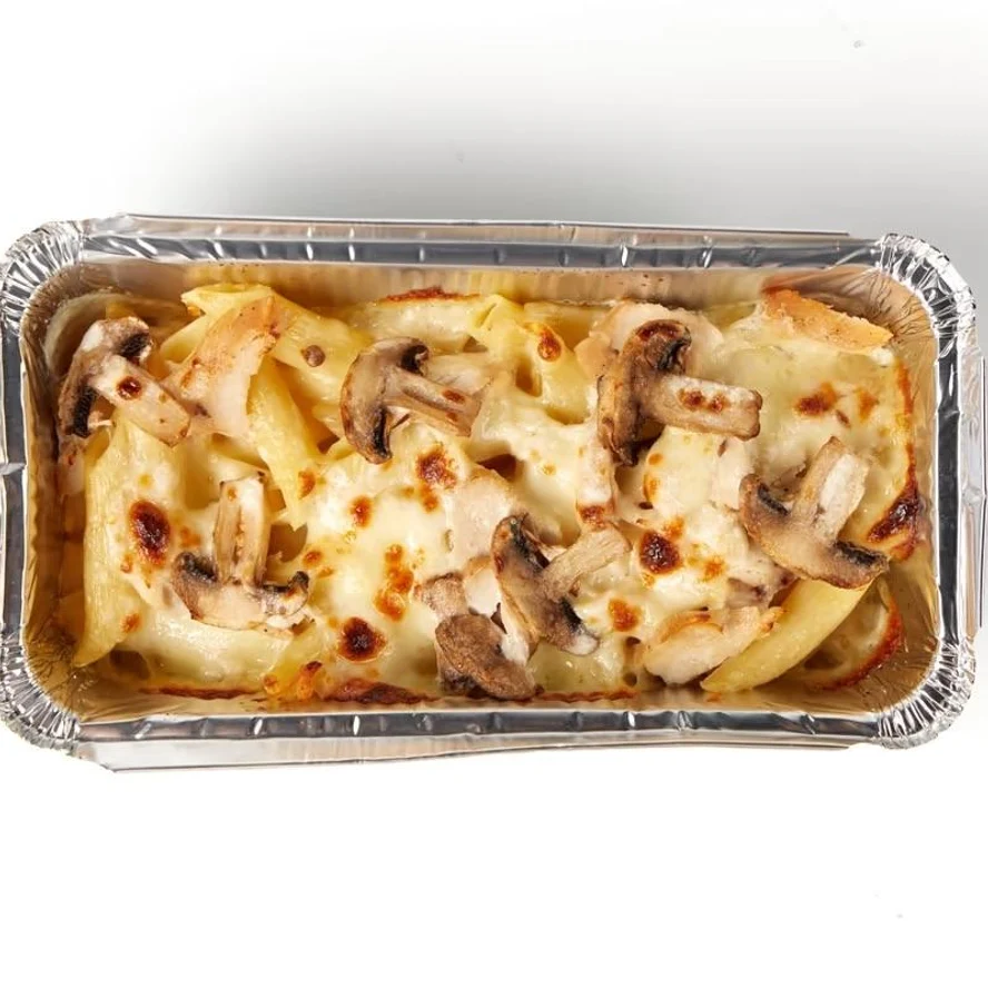 Паста с цыпленком и грибами