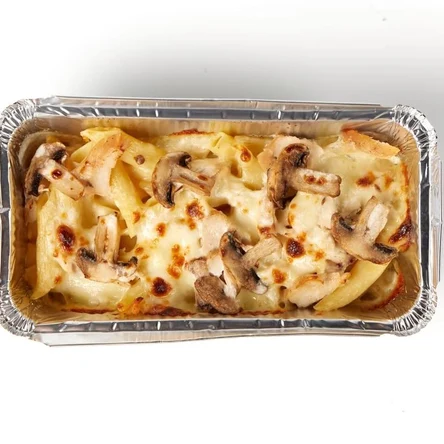 Паста с цыпленком и грибами