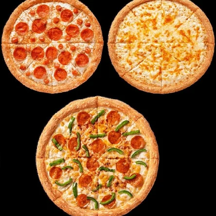 3 пиццы 35 см